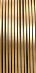 Waterproof Gold/Black Slatted Wall Panels – WPC Wood Effect | Fast UK Delivery