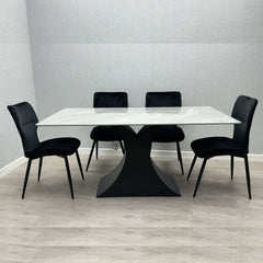 Caroline Grey Ceramic Top Dining Table