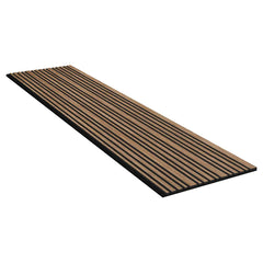 240cm walnut acoustic wall panels 4 pack covering 5.76m², ideal for home and office interiors solid furniture UK