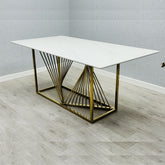 Amelia White Ceramic Table