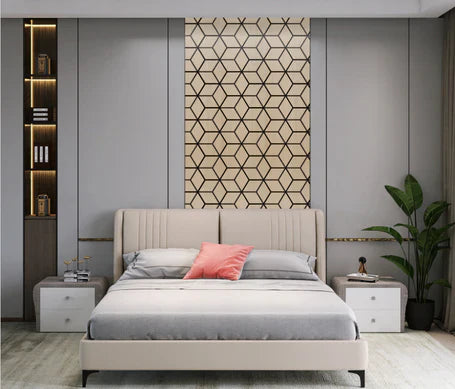 Acoustic Blocks Wall Panel - Natural Oak  (60×240 cm) | Soundproofing & Fast UK Delivery