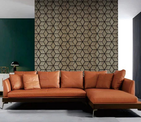 Acoustic Blocks Wall Panel - Walnut (60×240 cm) | Soundproofing & Fast UK Delivery