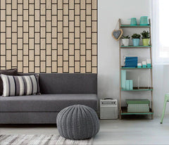 Acoustic Brick Wall Panel - Natural Oak  (60×240 cm) | Soundproofing & Fast UK Delivery