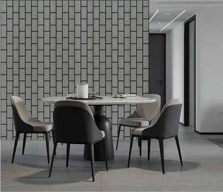 Acoustic Brick Wall Panel - Light Grey  (60×240 cm) | Soundproofing