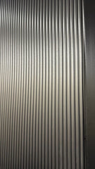 Decorative Fluted Wall Panels - Metallic Silver | Premium WPC