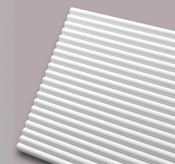 Decorative Fluted Wall Panels - White | Premium WPC | Fast UK Delivery