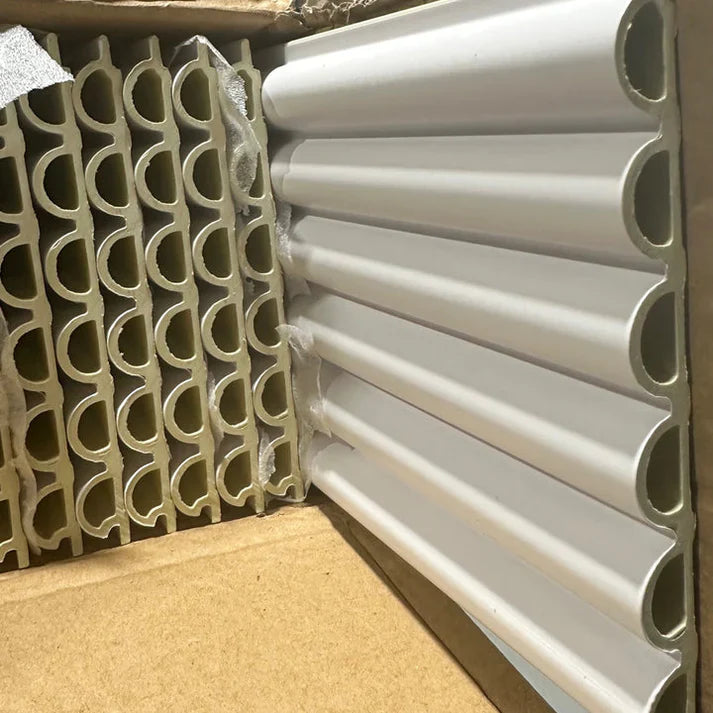 Decorative Fluted Wall Panels - White | Premium WPC | Fast UK Delivery