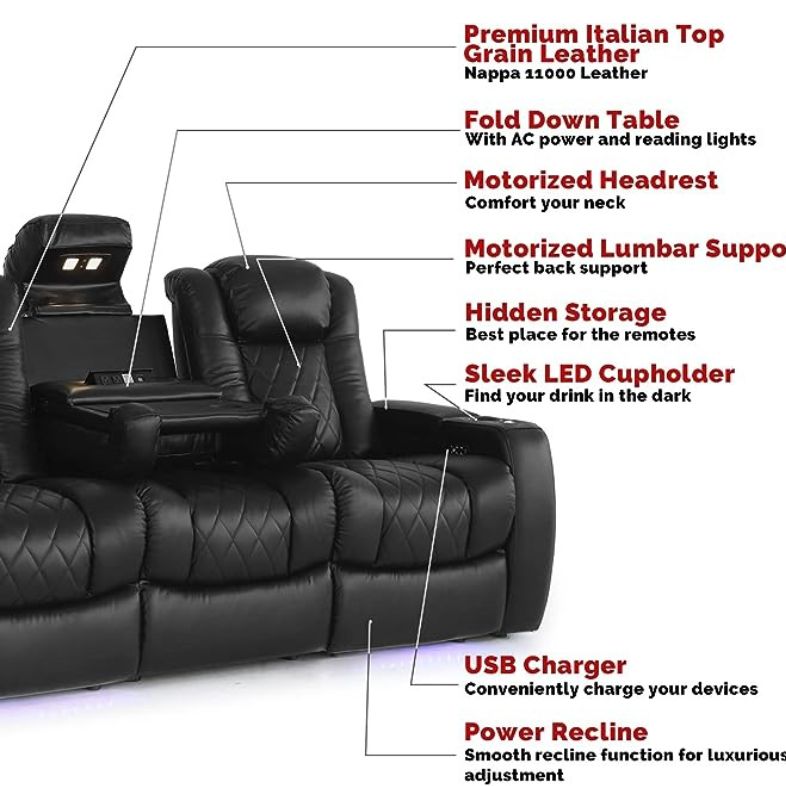 Features Of Orlando Electric recliner