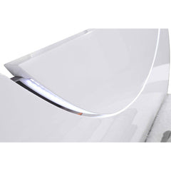 High Gloss White Half Moon Bed – Fast UK Delivery