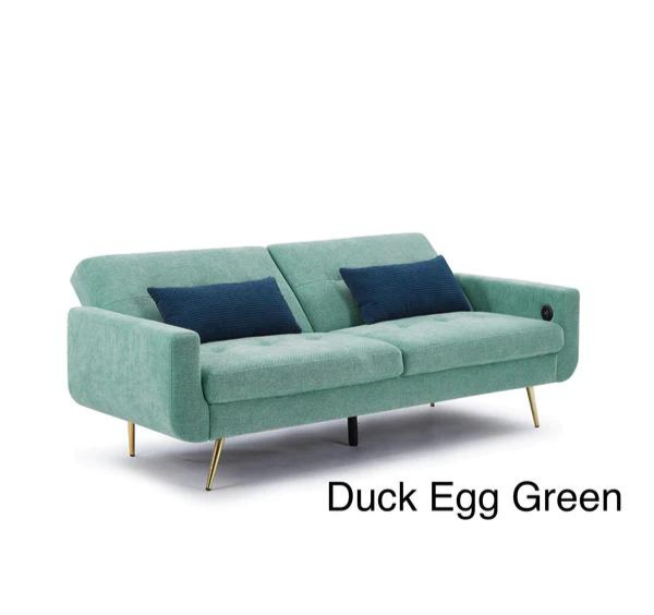 Lexi 3 Seater Sofa bed With USB Port Fabric