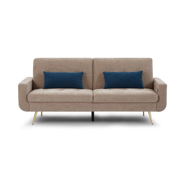 Lexi 3 Seater Sofa bed With USB Port Fabric