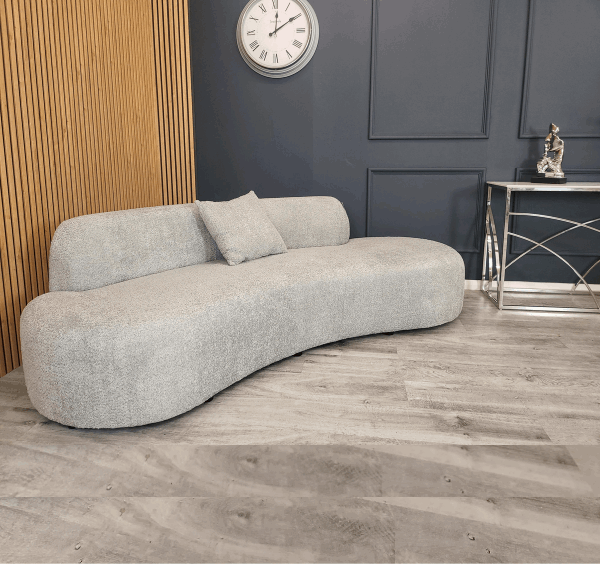 sofa 3 seater sofa boucle bubble Miami fabric 3 seater Solid Furniture LTD UK