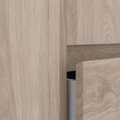 Naia Oak Wardrobe with 3 Drawers