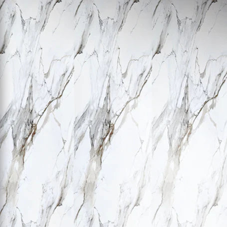 PVC Wall Panels –White Marble 60x240cm | Waterproof & Easy Install