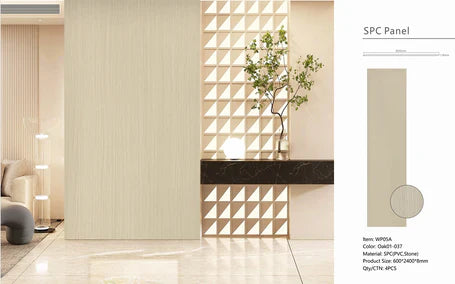 PVC Wall Panels – Oak 60x240cm | Waterproof & Easy Install