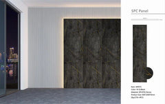 PVC Wall Panels – Black & Gold 60x240cm | Waterproof & Easy Install