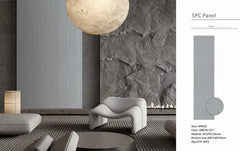 PVC Wall Panels – Dark Grey 60x240cm | Waterproof & Easy Install