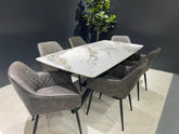 sintered stone dining set SOLID FURNITURE