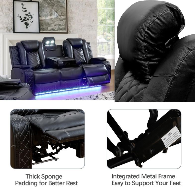 Thick Sponge Padding with Integrated Metal Frame