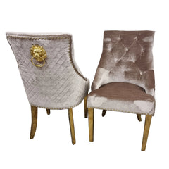 Bentley dining chair main and back side view with premium design details by Solid Furniture UK