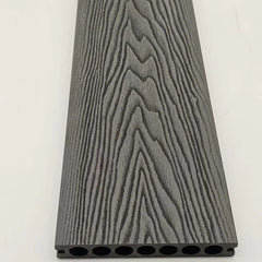 Premium black 290cm composite decking boards creating a stylish outdoor garden space by Solid Furniture UK