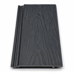 Black waterproof outdoor WPC cladding panels 290cm by Solid Furniture UK