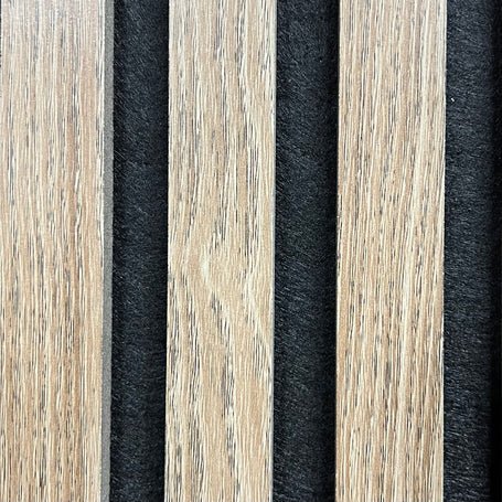 Acoustic Slatted Wall Panel – Natural Oak | Soundproofing & Stylish image 0