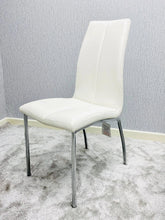 Carlo modern white dining chair from Solid Furniture UK – set of 4 contemporary chairs with ergonomic design