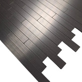 Chrome Brick Mosaic Wall Tile self-adhesive for kitchens, bathrooms, and feature walls – 30cm x 30cm, pack of 10 sheets solid furniture UK