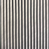Front main view of concrete 3-sided acoustic slat wall panel 32 x 240 cm showing sleek vertical slats and industrial modern design solid furniture UK