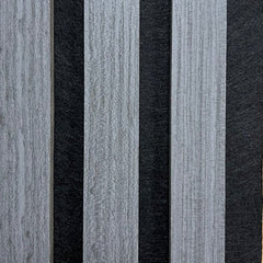 Acoustic Slatted Wall Panel – Dark Grey | Soundproofing & Stylish image 0
