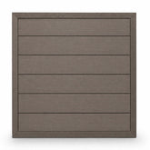 Dark Brown Composite Fence Panels Main View for UK Homes and Gardens at Solid Furniture UK