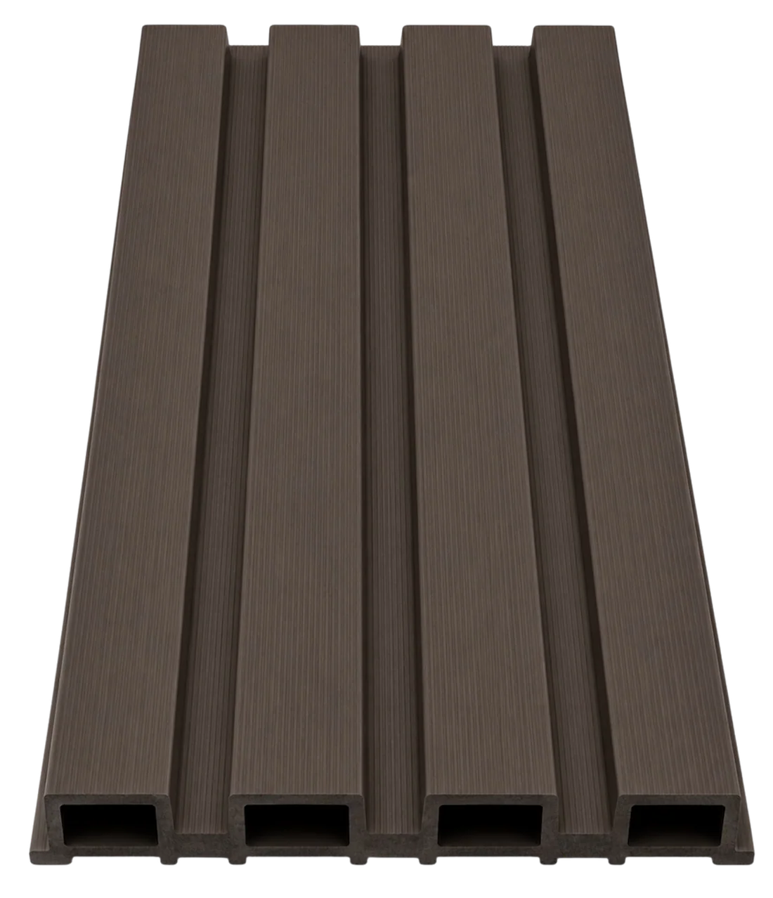 Dark brown outdoor wall panels 180/290cm in original colour – WPC exterior cladding UK