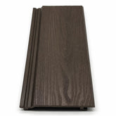 Dark brown waterproof outdoor WPC cladding panels 290cm by Solid Furniture UK