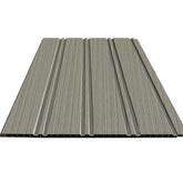 Dark Grey waterproof multi-width WPC wall panels main view by Solid Furniture UK