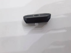 Installed decking fittings securing composite decking boards for a clean and stable outdoor deck finish