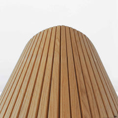 Close-up of Flexible Walnut Wood Veneer Wall Panel showing natural walnut slat texture, seamless veneer, and premium wood finish solid furniture UK