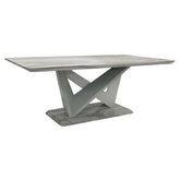 Georgia Marble Effect Dining Table 160cm with elegant marble-effect finish and contemporary design for modern UK homes from Solid Furniture UK