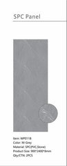 Grey marble PVC wall panel 90x240cm, waterproof and easy to install Solid Furniture UK