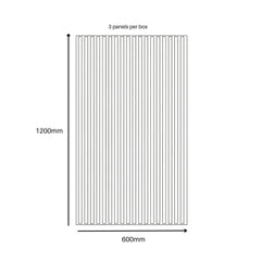Half Height Maple Acoustic Wood Veneer Wall Panels dimensions and wall coverage details from Solid Furniture UK