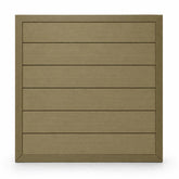 Premium khaki composite garden fence panels by Solid Furniture UK for stylish and durable outdoor spaces