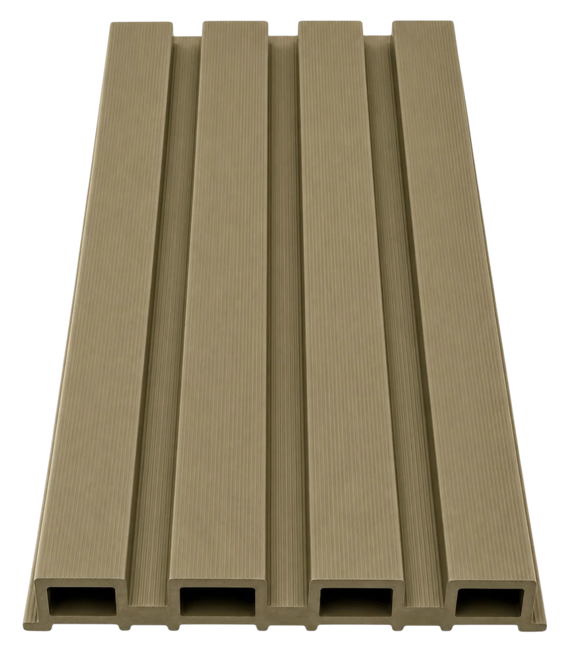 Khaki waterproof exterior WPC wall panels 180/290cm UK in original colour | Solid Furniture UK