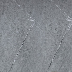 Close-up of Light Grey Marble PVC Wall Panel 60×240cm showing the detailed marble effect from Solid Furniture UK