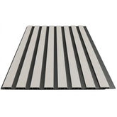 Light grey WPC slatted wall panel 30x240cm – Solid Furniture UK