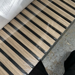 Original product image of Light Oak Acoustic Slatted Wall Panels 60 × 240 cm – Solid Furniture UK