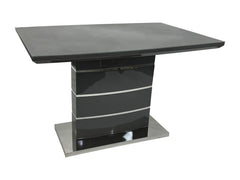 Milan 120cm Dining Table in Grey finish with modern styling for contemporary dining rooms