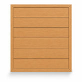 Oak Composite Fence Panels Main View for UK Homes and Gardens at Solid Furniture UK