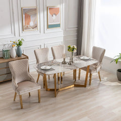 Sorrento oval ceramic gold dining table 180cm large ceramic dining table Solid Furniture UK