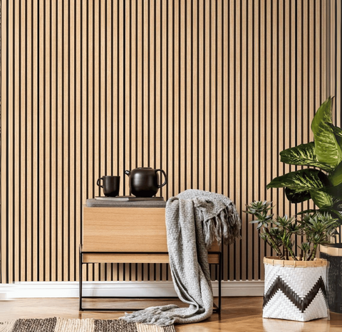 VENEER WALL PANELS WOOD EFFECT PVC Wall Panels Slat Panels Solid Furniture UK LTD 