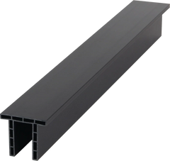 Walnut composite fence panel trim main view by Solid Furniture UK